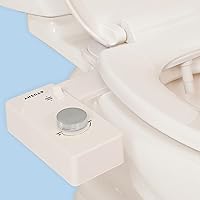 Classic 3.0 Bidet Seat Attachment - A Non-Electric Self Cleaning Water Sprayer with Adjustable Water Pressure Nozzle, Angle Control & Easy Home Installation (Biscuit/Platinum