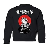 Anime Manga Tanjiro Slayers Demon Youth Crewneck Sweater