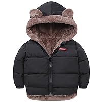 ARTMINE Baby Toddler Boys Girls Winter Down Coats with Hoods, 12M - 5Y
