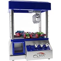 Mini Claw Machine For Kids – The Toy Grabber is Ideal for Children and Parties, Fill with Small Toys and Candy – Feature LED Lights, Loud Sound Effects and Coins