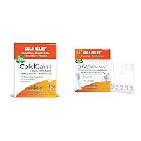 Boiron ColdCalm Tablets for Cold Symptoms of Sneezing, Runny Nose & ColdCalm Baby Single-Use Drops for Relief from Cold Symptoms of Sneezing, Runny Nose, and Nasal Congestion