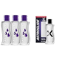 Astroglide Water-Based Lube Pack of 3 (5oz) and Silicone Lube (5oz) Premium Personal Lubricants