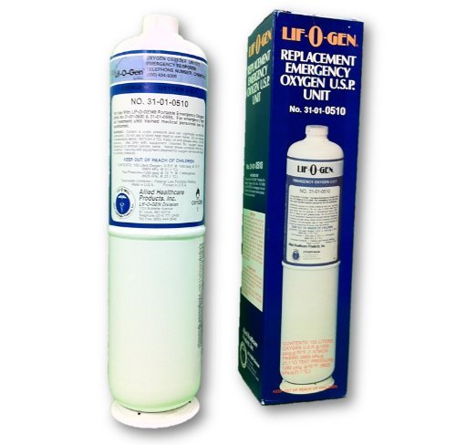 Lif-O-Gen Disposable Oxygen Cylinder - 15 Minute Replacement Tank