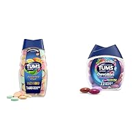 TUMS Ultra Strength 160 Count Chewy Bites Assorted Berries 32 Count Antacid Tablets for Heartburn Relief