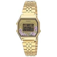 Casio LA680WGA-4C Women's Vintage Gold Tone Alarm Digital Watch