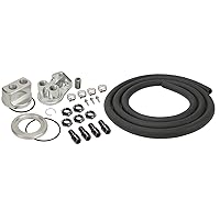 15748 Engine Oil Filter Relocation Kit , Silver