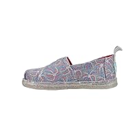 TOMS Kids Boys Alpargata Fireworks Graphic Slip On Casual Shoes - Grey