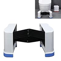 CHUNCIN - Toilet Stool Folding, Footstools & Ottomans, Extendable Toilet Stool Foot Rest Stool Bathroom Step Up Stool Squat Aid,Blue