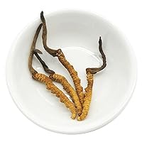 Genuine Dried Cordyceps sinensis/winterworm summerherb, Ophiocordyceps sinensis, Tibet Featured, (4 pcs) net Weight 1g.