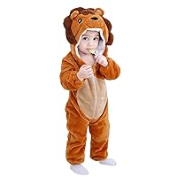 Toddler Infant Tiger Panda Animal Fancy Costume,Babys' Hooded Romper Jumpsuit.