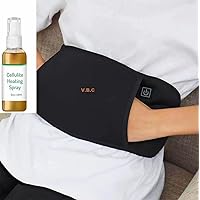 Portable Cordless Heating Pad , Electric Waist Belt Fast Heating Pad For Pain Relief And Cramps, Castor Oil Pack Anti-cellulite Oil For Massage