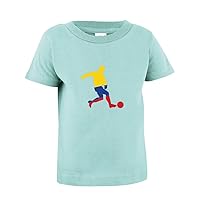 Soccer Player Colombia Toddler Baby Kid T-Shirt Tee 6 Mo - 7T