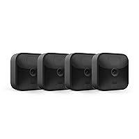 Blink Outdoor - wireless, weather-resistant HD security camera, two-year battery life, motion detection, set up in minutes – 4 camera kit