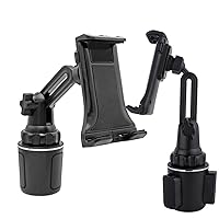 Maggie Robust Cup Holder Phone Mount for Cars - Universal Fit, Premium Aviation-Grade Build, 360° Adjustable View, Rotatable Cradle for 4.5