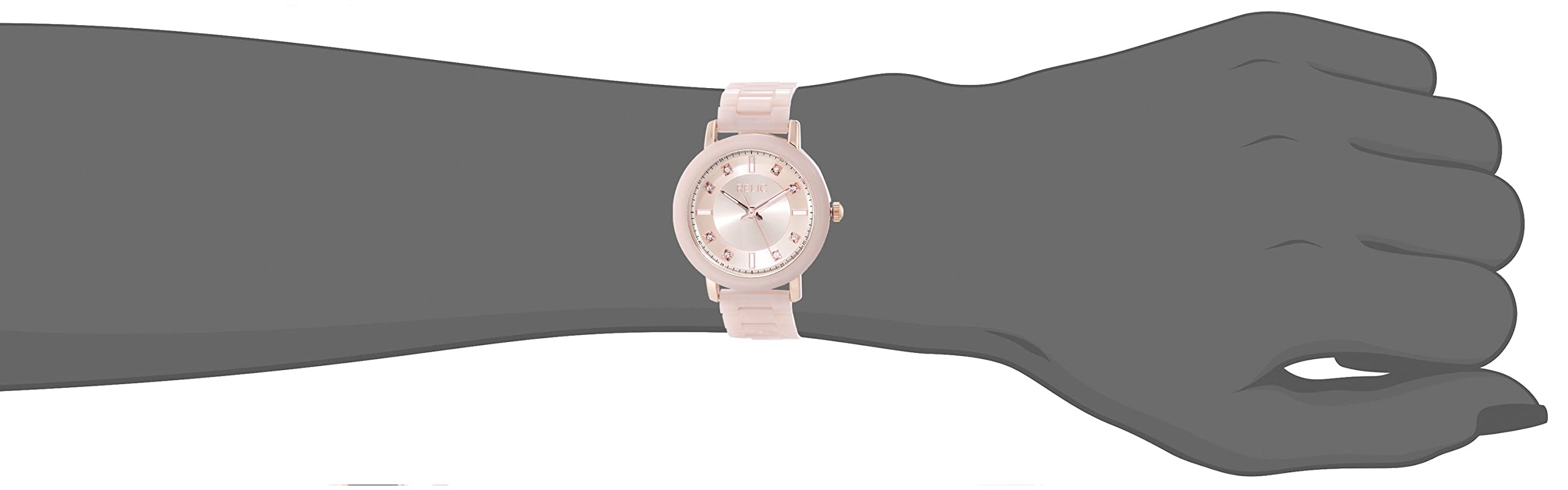 Relic by Fossil Dress Watch with Stainless Steel Strap