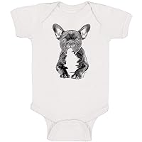 Unisex Baby French Bulldog Bodysuit for Baby, Clothes