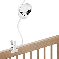 Flexible Baby Monitor Mount Compatible with HelloBaby HB65/HB40/HB6550/HB66/HB6339/HB6550 Pro, ANMEATE SM935E, Baby Camera Mount Without Tools or Wall Damage