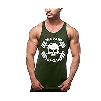 Cabeen Men's Workout Training Stringer Tank Tops Bodybuilding Fitness Sleeveless Shirt