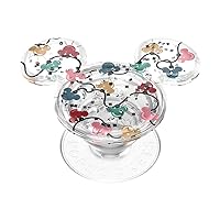 POPSOCKETS Phone Grip with Expanding Kickstand, Disney - Earridescent Glitter Holiday Lights Mickey