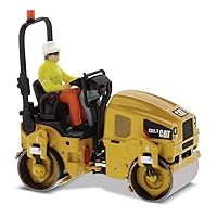 Diecast Masters 1:50 Caterpillar CB-2.7 Utility Compactor | High Line Series Cat Trucks & Construction Equipment | 1:50 Scale Model Diecast Collectible | Diecast Masters Model 85593