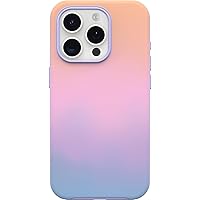 OtterBox iPhone 15 Pro (Only) Symmetry Series Case - SOFT SUNSET (Purple), snaps to MagSafe, ultra-sleek, raised edges protect camera & screen