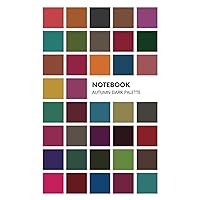Notebook autumn dark palette: Ideal for a special person who likes style, fashion, trends and is interested in beauty types.
