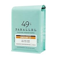 49th Parallel Coffee Roasters – 123 W Longitude Blend Filter Coffee – Roasted Whole Bean Coffee - Medium Light Roast Coffee, 12oz