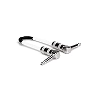 CPE606 Guitar Patch Cable Right Angle 6 Pack - (6 Pack) (6 Inches)