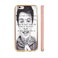 iPhone 6 4.7 Case,Shawn Mendez Magcon Boys Pink Electroplating Case Cover for iPhone 6s 4.7