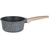 Milk Pan with Glass Lid Soup Pot Nonstick Saucepan Granite Coating Nonstick Saucepan Home & Kitchen Saucepans