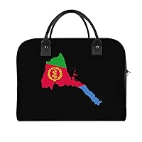Eritrea Flag Map Travel Tote Bag Large Capacity Laptop Bags Beach Handbag Lightweight Crossbody Shoulder Bags for Office
