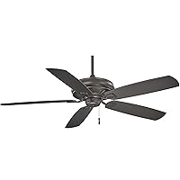 MINKA-AIRE F532-SI Sunseeker 60 Inch Outdoor Ceiling Fan Pull Chain in Smoked Iron Finish