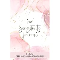 Food Sensitivity Journal: 3-Month Food Diary and Symptom Tracker in 6”x 9” size | Pink Marble Food Sensitivity Journal: 3-Month Food Diary and Symptom Tracker in 6”x 9” size | Pink Marble Paperback