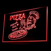 110152 Pizza Made with real tomato cafe Ham Display LED Light Neon Sign