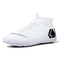 Unisex Fashion Womens High Top Lightweight Soccer Cleats Mens Classic Football Boots Shoes