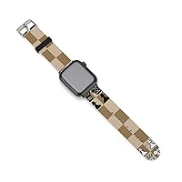 Chess Game Silicone Strap Sports Watch Bands Soft Watch Replacement Strap for Women Men