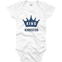 Funny King Baby Kingston Crown Onesie: Baby Onesie®