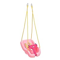 Little Tikes Snug 'n Secure Pink Swing with Adjustable Straps, 2-in-1 for Baby and Toddlers Ages 9 Months - 4 Years,16