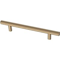 Franklin Brass Bar Cabinet Pull, Champagne Bronze, 5-1/16 in (128mm) Drawer Handle, 10 Pack, P01026Z-CZ-B