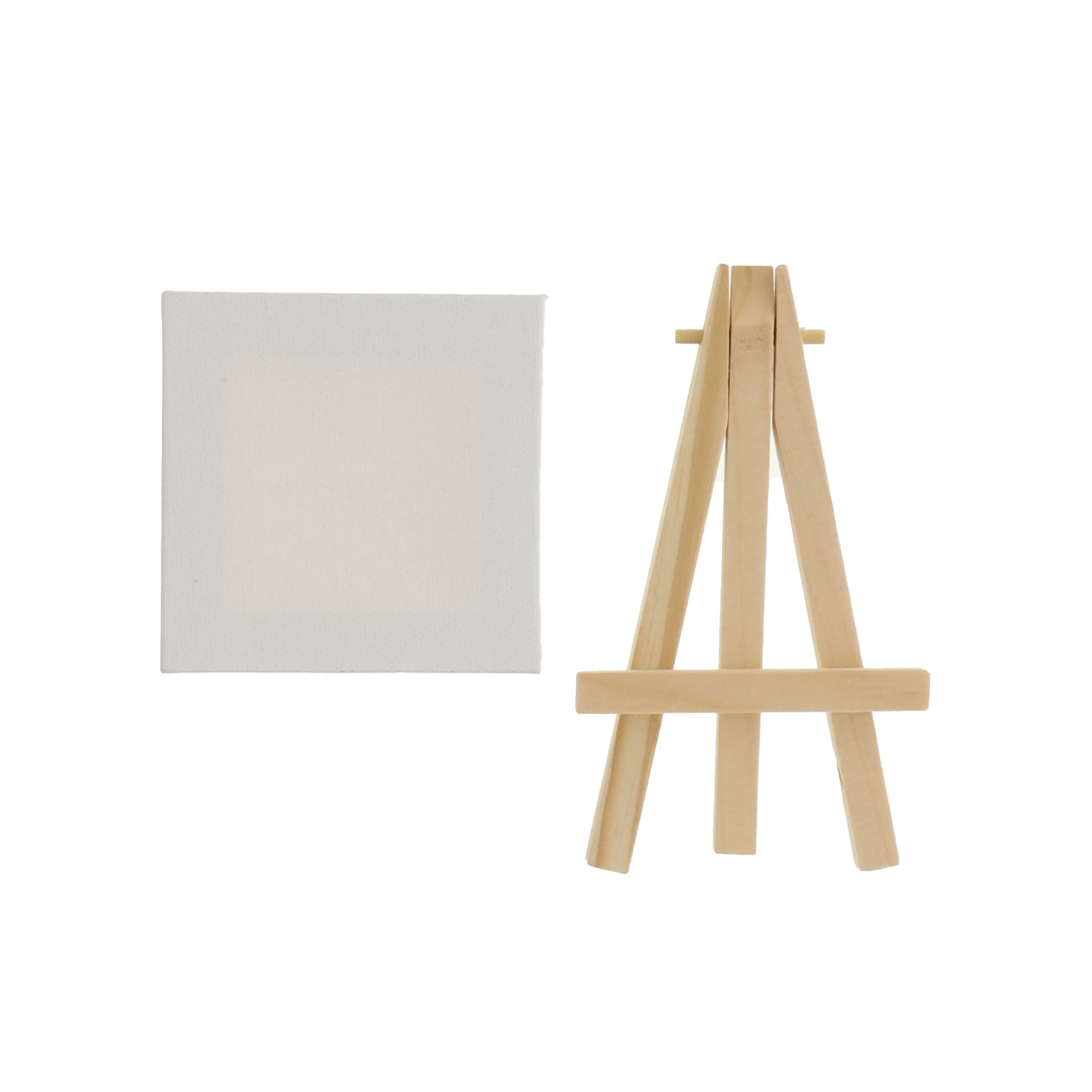 Hello, Artist! Party Pack Mini Canvas with Easel, 4 Pieces, None