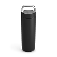 Fellow 20 oz Carter Carry Vacuum Insulated Tumbler for Water, Tea, Coffee, Smoothies, & more - Stainless Steel - Keeps Heat for 12 Hours/Stays Cold for 24 Hours - Leak-Proof Seal - Matte Black