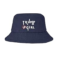 Trump Girl Bucket Hat Bucket Hat Trendy Hat Basketball Accessories for Dance Must Haves