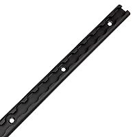 US Cargo Control L Track, 6 FT Black Anodized Aluminum L-Track Versatile Trailer Tie Down Rail for Enclosed Trailers, Utility Trailers or Truck Beds, Easily Secure Motorcycles, ATVs, Dirt Bikes