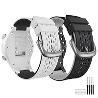 【Pack of 2】 Two-in-One Color band Compatible with Garmin Approach GPS Golf S2/S4, Soft Silicone Sport Watch Strap