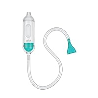 Braun Manual Nasal Aspirator – Quickly and Gently Clear Stuffed Infant Noses - Toddler and Baby Nasal Aspirator with Two Nose Tips