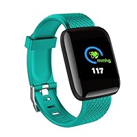 116 Plus Smart Watch Bracelet- Sport Bracelet,Smart Watch, Fitness Tracker with Blood Pressure HR Monitor,IP67 Waterproof,Color Screen Smart Bracelet USB Direct Charge