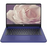 HP 2024 Portable 13.8'' HD IPS Touchscreen Laptop, AMD Processor Up to 2.60GHz, 8GB DDR4, 192GB SSD, HDMI, Webcam, MSD Slot, Windows 11 OS, Dale Blue(Renewed)
