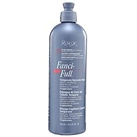 Fanci-Full Instant Hair Color Rinse by Roux, 21 Plush Brown ,Temporarily Evens Tones, Blends Away Gray, 15.2 Oz