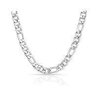 Montana Silversmiths Necklace Mens Figaro Chain Link 22