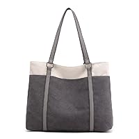 Womens Tote Bag Hobo Handbags Casual Satchel Canvas Shoulder Bag Shopper Travel Purses